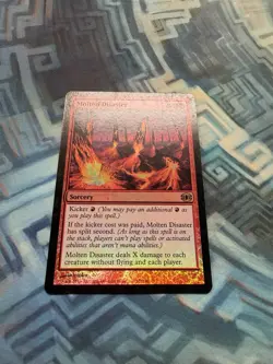 MTG Foil Molten Disaster EX/LP- Future Sight - Image 2