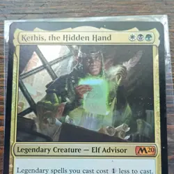 Wizards Kethis, the Hidden Hand Prerelease Mythic Foil Holo Creature English 211 - Image 1