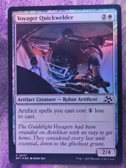 Voyager Quickwelder 37 Common Aetherdrift Magic: The Gathering Foil Near Mint - Image 1