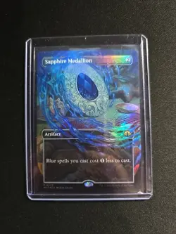 Sapphire Medallion - Foil - Borderless Near Mint, English Modern Horizons 3 - Image 1