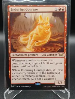 Enduring Courage #0133 - Duskmourn: House of Horror - Regular (NM) - Image 2