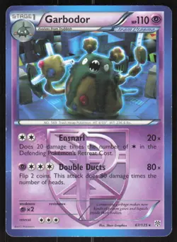 Garbodor 67/135 Rare Plasma Storm Pokemon Lightly Played - Image 1