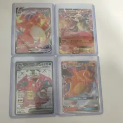 Pokemon Charizard GX, EX, VMAX Lot - 4 Holo Promo Cards English Standard - Image 1