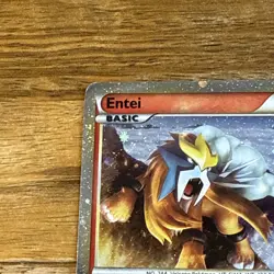 Entei HGSS20 Promo HeartGold SoulSilver Pokemon Holo Rare - HUGE SWIRL - Image 3