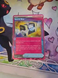2024 Pokemon TCG Holo Ultra Rare Secret Box Trainer Card 163/167 - Image 1