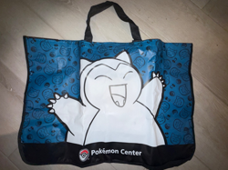 Pokemon Center World Championships NAIC EUIC SNORLAX Big Tote Bag Exclusive - Image 1