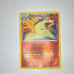 The Pokemon Company Typhlosion Breakthrough Reverse Holo Rare 20/162 150 HP EN - Image 1