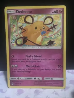 Dedenne 88/131 Forbidden Light Pokemon Tomokazu Komiya LP - Image 1