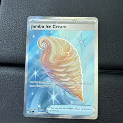 Pokemon Jumbo Ice Cream Trainer-Item 109/086 CRI Rare Full Art Foil 2026 - Image 1