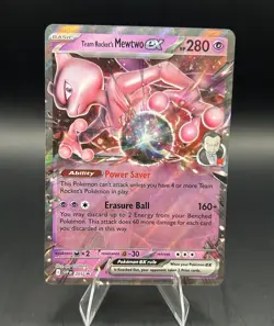 Pokemon TCG Scarlet & Violet Promo - Team Rocket's Mewtwo ex SVP 205 - Image 1
