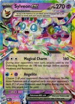 Sylveon ex 041/131 Holo Double Rare Prismatic Evolutions Pokemon Near Mint - Image 1