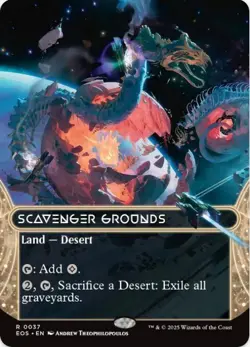 1 x Scavenger Grounds - Borderless - Edge of Eternities: Stellar Sights - LP-MTG - Image 1