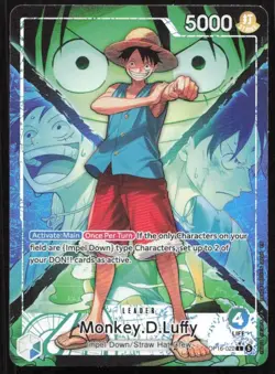 Monkey D Luffy - OP16-022 - Alt Leader - The Time of Battle - One Piece TCG Card - Image 1