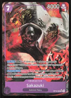 Sakazuki - OP16-065 - Alt Art - The Time of Battle - One Piece TCG Card - Image 1