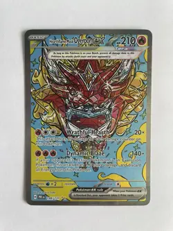 Pokemon TCG Hearthflame Mask Ogerpon EX Prismatic Evolutions Card SIR 148/131 - Image 1