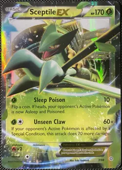 Sceptile EX 7/98 XY - Ancient Origins Holo (See Photos) Pokemon Card - Image 1