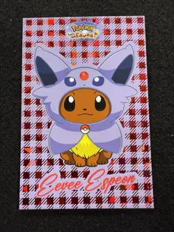 Pokemon Espeon Poncho Eevee from Card Database in NM condition! - Image 1