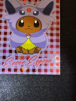 Pokemon Espeon Poncho Eevee from Card Database in NM condition! - Image 5