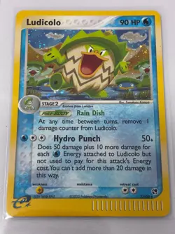Ludicolo -7/100 -Holo Rare- Sandstorm Ex-LP-Pokemon Card - Image 3