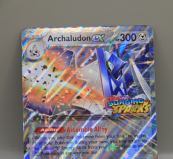 Near Mint Archaludon ex 130 STAMPED Surging Sparks Promo Holo Pokemon Card - Image 2