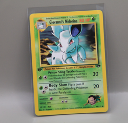 Giovanni's Nidorina 44/132 Gym Challenge 1st Edition Pokemon Card LP WotC - Image 1
