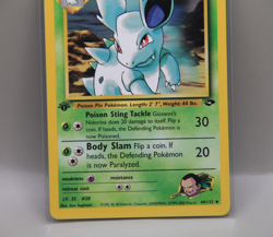 Giovanni's Nidorina 44/132 Gym Challenge 1st Edition Pokemon Card LP WotC - Image 3