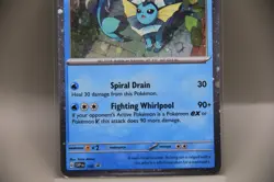Near Mint Vaporeon Cosmos Holo Pokemon TCG Card SV Scarlet Violet Promo #168 - Image 3