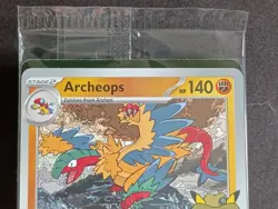 Sealed 2026 Field Fossil Museum Promo Card Pokemon Chicago TCG Archeops 051/086 - Image 3