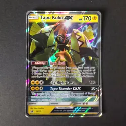 Pokemon Card TCG: Tapu Koko GX SM33 - SM Black Star Promos - Image 1