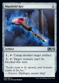 Manifold Key -Foil Light Play MTG Magic 2020 Core Set - Image 1