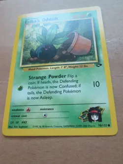 Erika's Oddish - 70/132 Gym - Common WOTC TCG—Gym Challenge Pokemon Card - Image 5