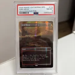 MTG 2025 Arid Mesa Dragonscale Foil Graded 8 PSA - Image 3