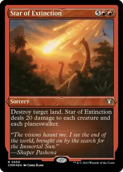 1 x Star of Extinction - Foil Etched - Commander Masters - NM-Mint - MTG - Image 1