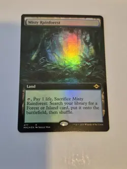 Magic: the Gathering - FOIL Misty Rainforest (Extended Art) Modern Horizons 2 NM - Image 1