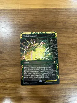 1x Veil of Summer MTG Secrets of Strixhaven: Mystical Archive Rare Nonfoil NM - Image 1