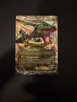 Pokemon Card Rayquaza EX 85/124 Dragons Exalted Ultra Rare Holo NM - Image 1