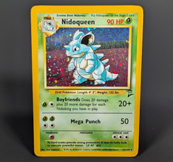 Nidoqueen Pokemon Card 12/130 Base Set 2 Holo Rare Unlimited Vintage - Image 1