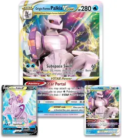 Pokemon Origin Forme Dialga Palkia VSTAR Premium Collection Box (5 Pack Version) - Image 2