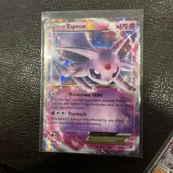 Pokemon Espeon EX 52/122 Breakpoint Ultra Rare Holo Basic Psychic 170 HP LP+/nm- - Image 1