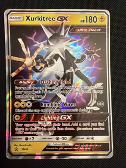 Xurkitree GX Ultra Beast Promo Holo SM68 180 HP Pokemon TCG English Card - Image 1