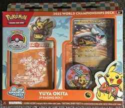 Pokemon 2025 World Championships Deck Yuya Okita Raging Bolt - FREE SHIPPING - Image 1