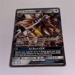 The Pokemon Company Pokemon Solgaleo GX SM Base Set 89/149 Ultra Rare Holo - Image 1