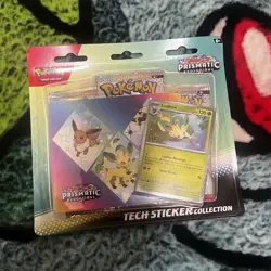 Pokemon TCG Prismatic Evolutions Tech Sticker Collection Box English 2025 MPN - Image 1