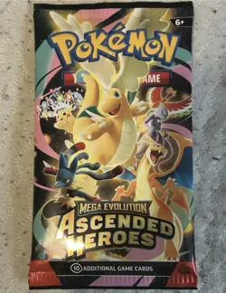 HEAVY! GOD PACKUU SIRUU 23.6lg •• Ascended Heroes Pokemon TCG Booster (SEALED) - Image 2