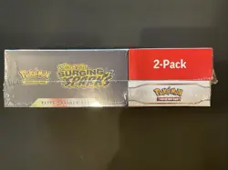 Pokemon TCG Surging Sparks ETB + Booster Bundle Costco 2-Pack Free Shipping - Image 2