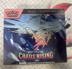 Pokemon TCG Mega Evolution Chaos Rising Elite Trainer Box ETB - New Sealed - Image 1