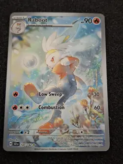 Raboot 147/142 Illustration Rare Stellar Crown Pokemon Near Mint - Image 2