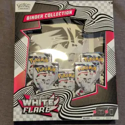 Pokemon TCG Scarlet & Violet—White Flare Binder Collection 5 Booster Packs 2025 - Image 1