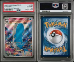 PSA 10 2025 POKEMON JTG EN-JOURNEY TOGETHER ILLUSTRATION RARE #162 WAILORD - Image 1