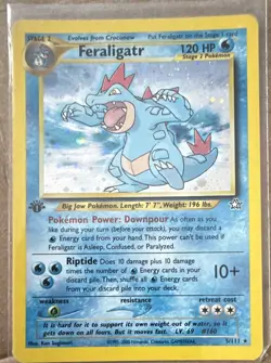 Pokemon Feraligatr 5/111 Neo Genesis 1st Edition Holo Rare Stage 2 120 HP - Image 1